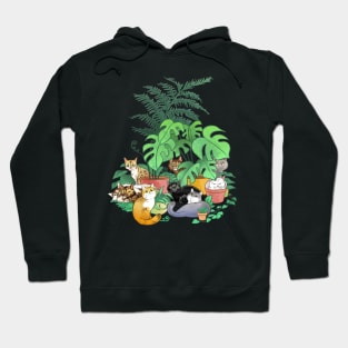 Cats and House Plants Hoodie